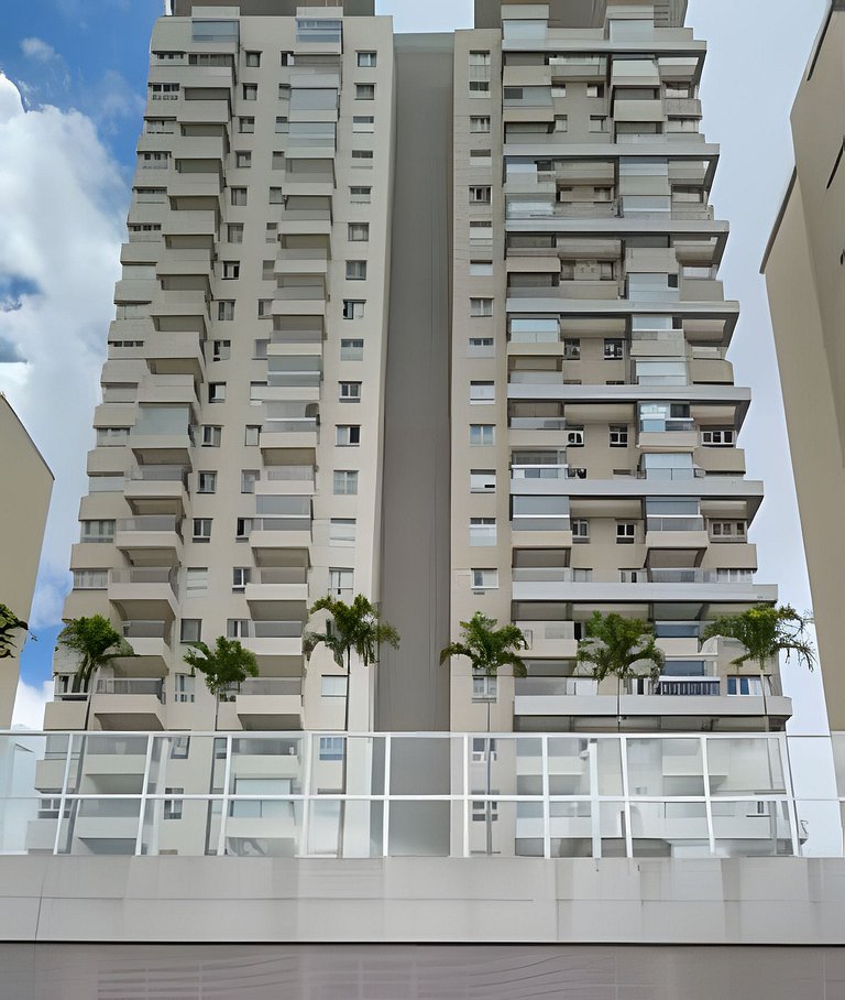 Apartamento 1604, 1/4, sala, TV, cozinha completa