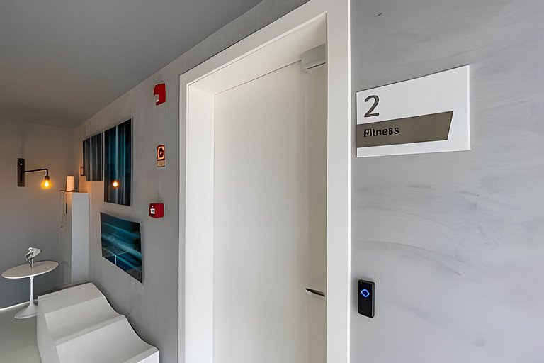 Apto 1/4 com Wi-Fi, TV, piscina e garagem | 1903